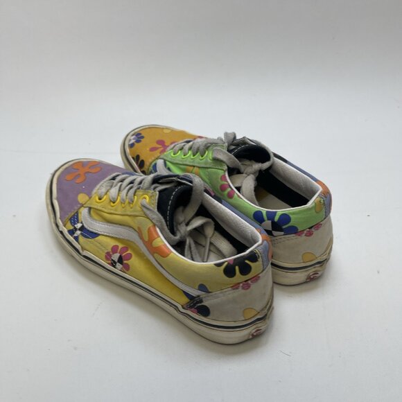 Vans Old Skool 36 DX Pyschedelic Floral AOP Boho Groovy Multicolor Women 7 US - Picture 3 of 14